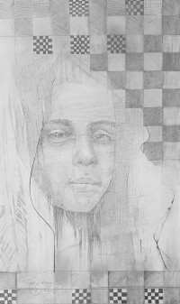 Rafique Somroo, 14 x 22, Pencil on Paper, Figurative Painting, AC-RSO-024